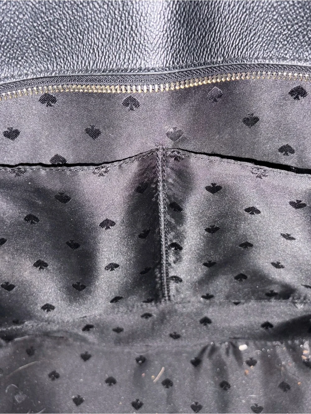 kate spade Black Pebbled Leather Tote